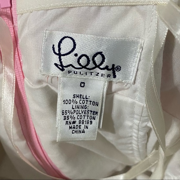 Lilly Pulitzer Strapless Patch Dress Size 0 - Picture 3 of 7